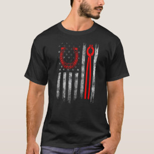 T-shirt Maréchal Ferrant Ferrage Parage Sabot Équine