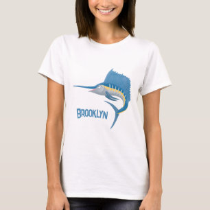 T-shirt Marée de plaisance de l'espadon