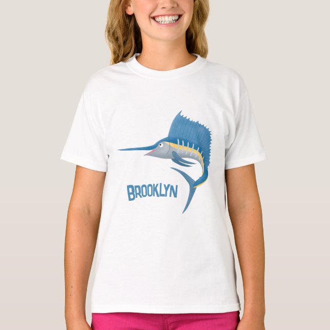 T-shirt Marée de plaisance de l'espadon (Devant)