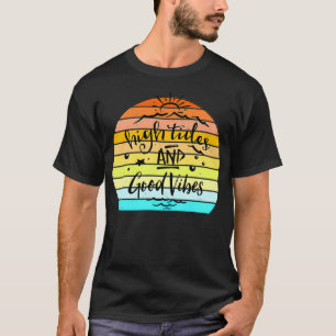 T-shirt Marées hautes et bonnes vibrations Vintage Retro S