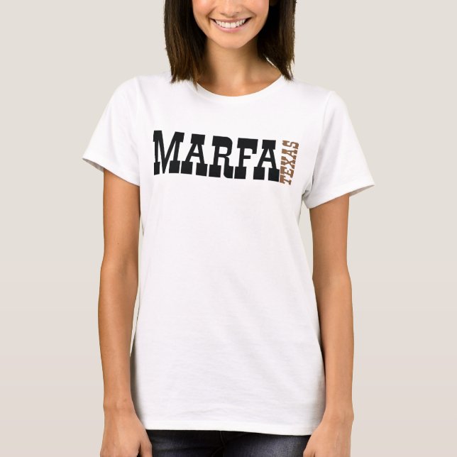 T-shirt Marfa le Texas (Devant)