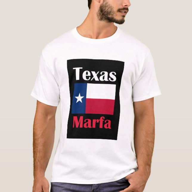 T-shirt Marfa TX (Devant)