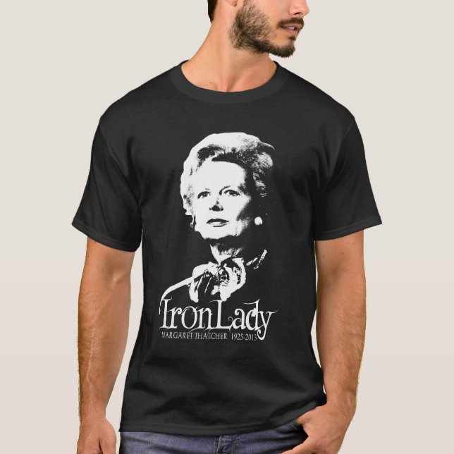 T-shirt Margaret Thatcher (Devant)