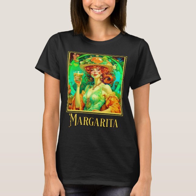 T-shirt Margarita Art Nouveau (Devant)