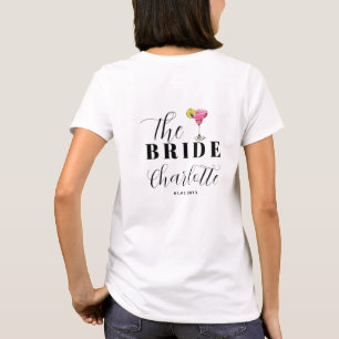 T-shirt Margarita Rose - Équipe de la Mariée Enterrement d