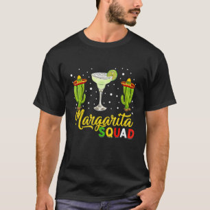 T-shirt Margarita Squad Casquette mexicain Happo Cinco De