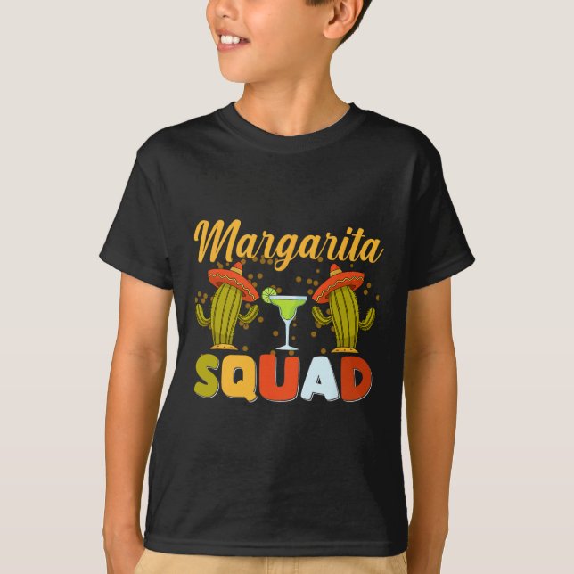 T-shirt Margarita Squad Funny Cinco De Mayo (Devant)
