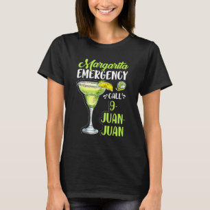 T-shirt Margarita Urgence Fiesta Mexicaine Cinco De Mayo