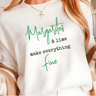 T-shirt Margaritas tendance et Lime Rendre tout fin