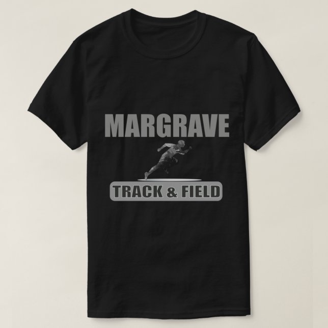 T-shirt Margrave Track Et Field - Reacher A Rien Dit Ja (Design devant)