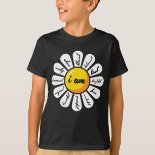 T-shirt Marguerite - affirmation de positif de fleur