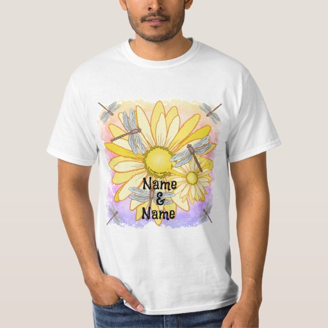 T-shirt Marguerite Jaune  (Devant)