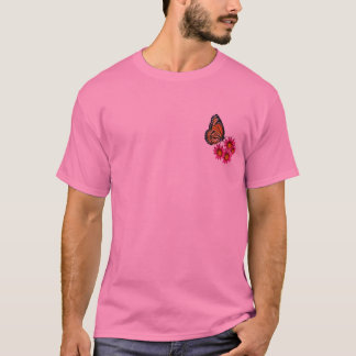 T-shirt Marguerite rose, chemise de monarque
