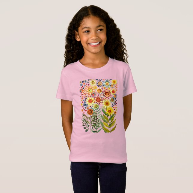 T-Shirt Marguerites (Devant entier)