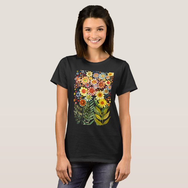 T-shirt Marguerites (Devant entier)