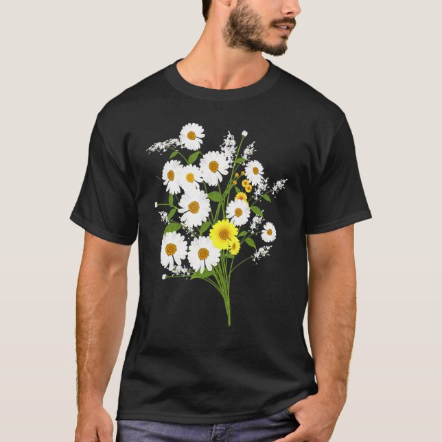 T-shirt Marguerites Daisy Spring Flower Daisy Plante Gard (Devant)