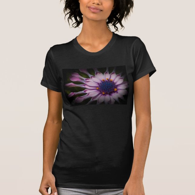 T-shirt marguerrier violet (Devant)