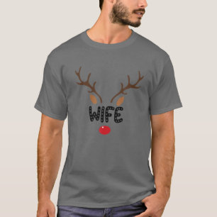 T-shirt Mari Couple Femme Notre Premier Noël En Tant Que M