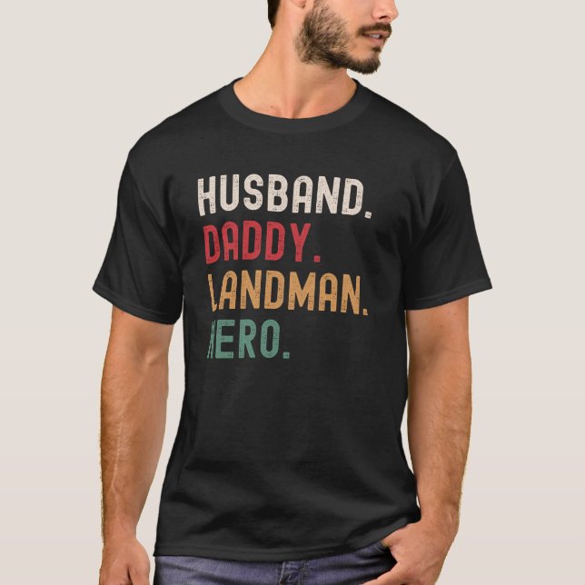 T-shirt Mari Daddy Landman Hero (Devant)
