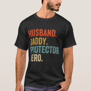T-shirt Mari Daddy Protecteur Héros Chemise Daddy