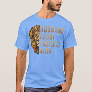 T-shirt Mari Daddy Protecteur Héros Fête des pères Lion Pa