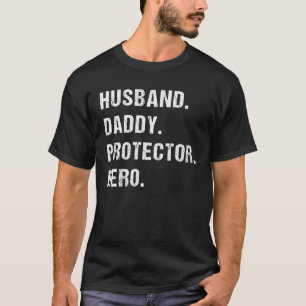 T-shirt Mari Daddy Protector Hero Meilleure Fête des pèr
