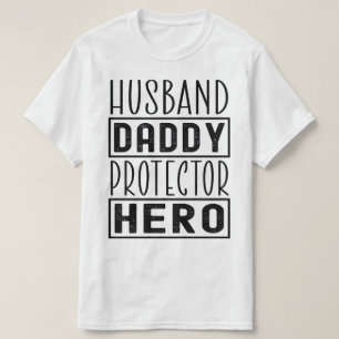 T-shirt Mari Daddy Protector Hero Vétérinaire Papa drôle