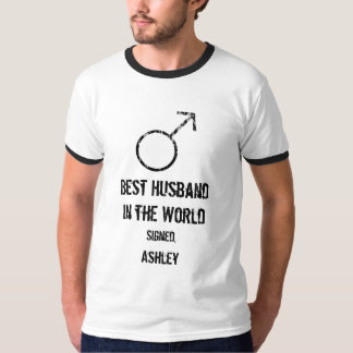 T-shirt Mari de chemise de Peronalized le meilleur au
