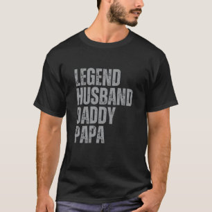 T-shirt Mari de légende en détresse papa papa