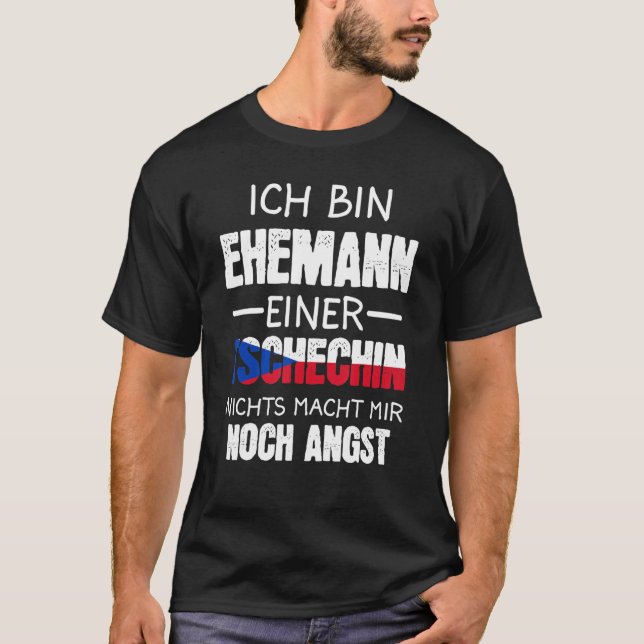 T-shirt Mari D'Une République Tchèque Tchèque (Devant)