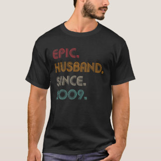 T-shirt Mari Épique Homme Depuis 2009 - 13E Annive Mariage