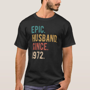 T-shirt Mari épopé depuis 1972 50e anniversaire de Mariage