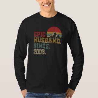 T-shirt Mari épopé depuis 2006 Cool graphique rétro 16e An