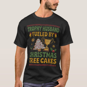 T-shirt Mari époux alimenté par des gâteaux d'arbre de Noë