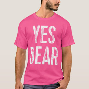 T-shirt Mari époux drôle oui cher mari petit ami garçon