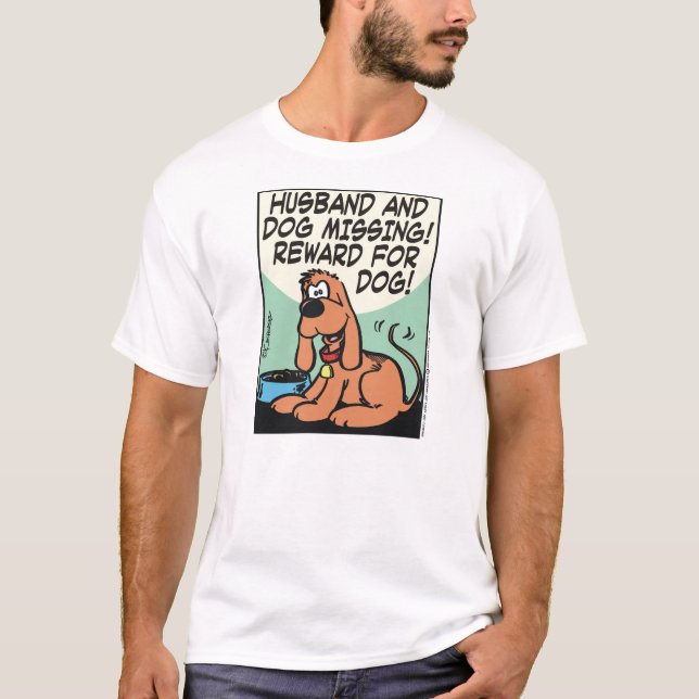 T-shirt Mari et chien (Devant)