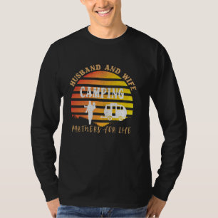 T-shirt Mari Et Épouse Partenaires Pour La Remorque Campin