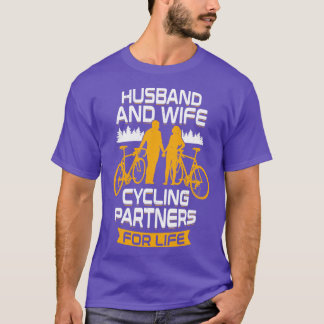 T-shirt Mari Et Femme Partenaires Cyclistes Pour La Vie