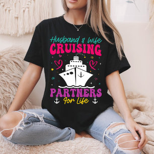 T-shirt Mari et Femme Partenaires de Croisière Pour la Vie