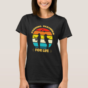 T-shirt Mari Et Femme Partenaires De Pêche Pour La Vie Ret