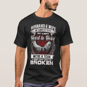 T-shirt Mari Et Femme Pas Toujours Oeil À Oeil Mais Coeur