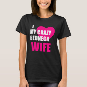 T-shirt Mari et femme plouc couple gag pour femmes ou homm