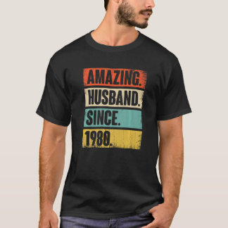 T-shirt Mari Extraordinaire depuis 1980 42 Anniversaire du