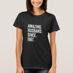 T-shirt Mari Extraordinaire depuis 1987 35e anniversaire M