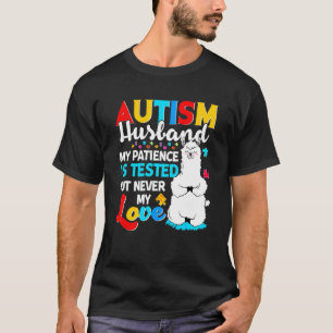 T-shirt Mari fier d'être l'époux d'une personne autiste Ll