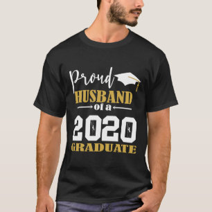 T-shirt Mari fier d'un blanc diplômé de 2020