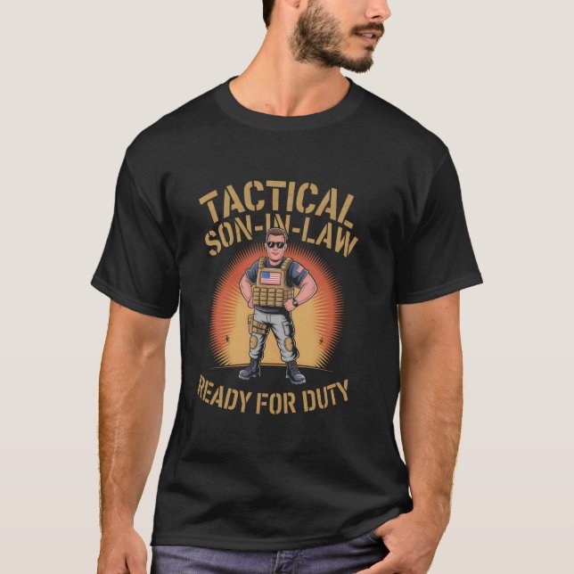 T-shirt Mari Gendre Tactique Devoir Militaire (Devant)