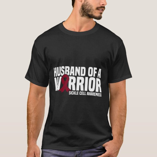 T-shirt Mari homme d'un guerrier Burgundy Ribbon Sickle C (Devant)