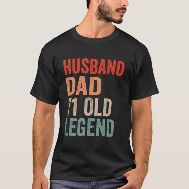 T-shirt Mari Légende Papa 71e Fête des Pères (Devant)