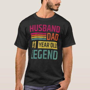 T-shirt Mari papa 41 ans Légende Hommes Anniversaire